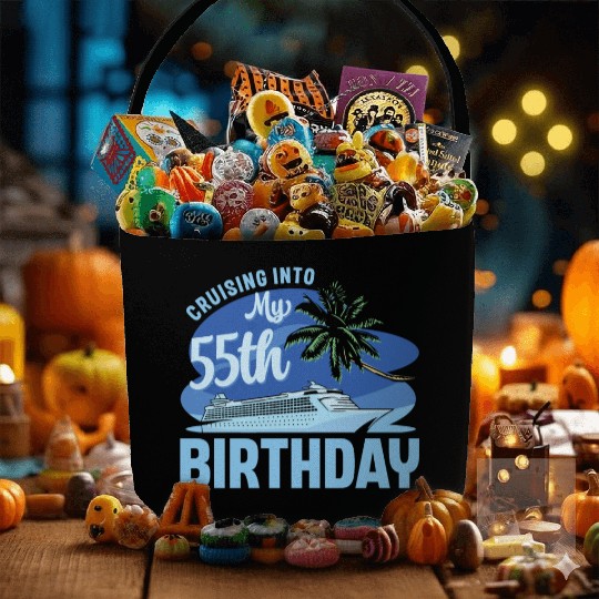 Cruise Boat Trip Vacation Cruising Into My 55th Fabric Baskets