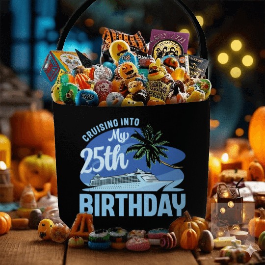 Cruise Boat Trip Vacation Cruising Into My 25th Fabric Baskets