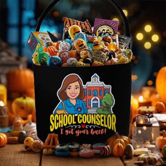 School Counselor I Got Your Back School Therapist Fabric Baskets