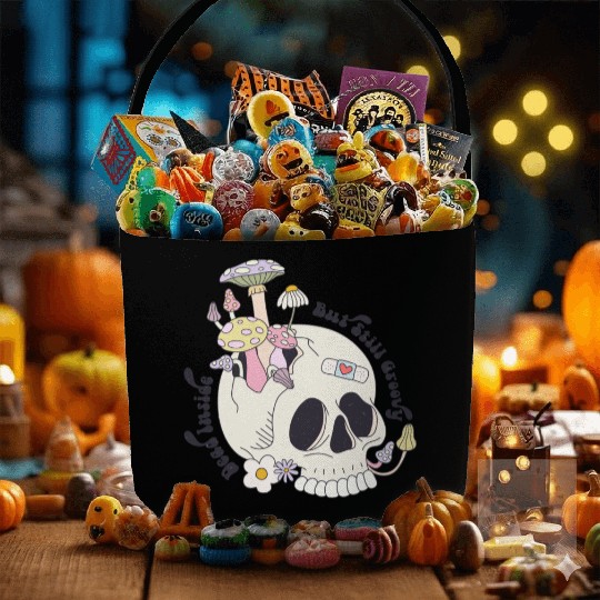 Dead Inside But Still Groovy Fabric Baskets