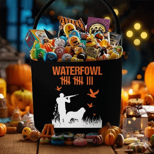 Funny Waterfowl Hunting Score Card Duck Hunting Fabric Baskets