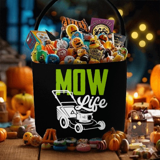 Landscaper Gardener Lawn Mowing Life Fabric Baskets