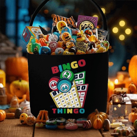 Bingo Is My Thingo Caller Daubers Professional Fabric Baskets