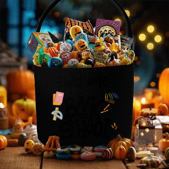 Welcome Back to School Fabric Baskets