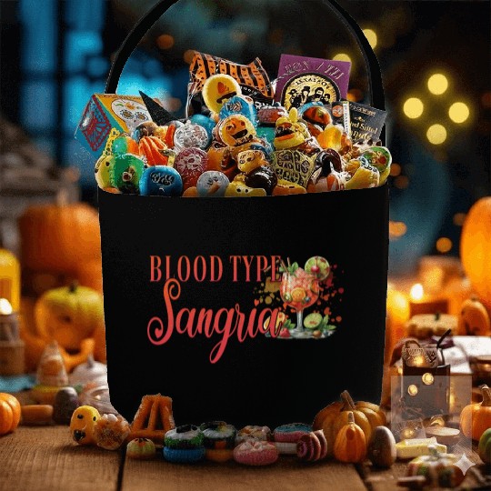 Cocktail Bartender Blood Type Sangria Fabric Baskets