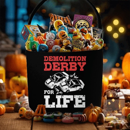 Demolition Derby Driver For Life For Derby Driver Fabric Baskets