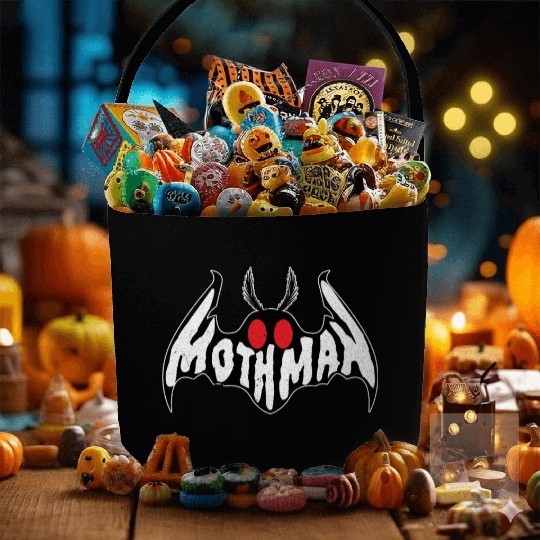 Mothman Monster Creepy Cryptid Fabric Baskets