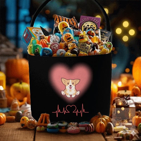 I LOVE MY DOG Fabric Baskets