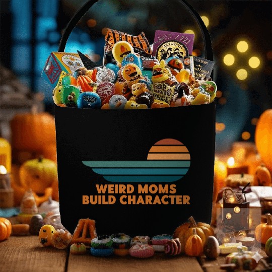 Weird Moms Build Character Fabric Baskets