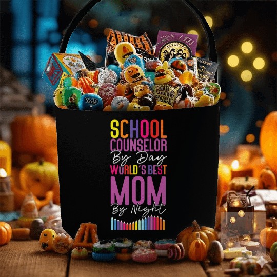 School Counselor Mom School Fabric Baskets