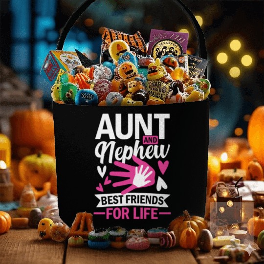 aunt and nephew best friends for life Fabric Baskets