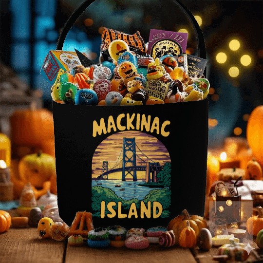 Mackinac Island. Fabric Baskets