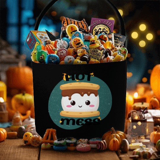 Hot Mess Kawaii S'more Meme Fabric Baskets