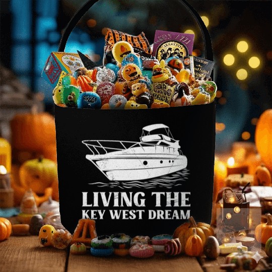 Florida LIVING THE KEY-WEST DREAM Florida Keys Fabric Baskets