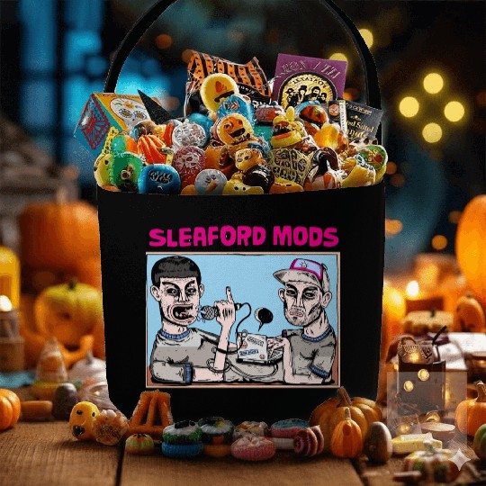 Sleaford Mods Punk Rock Design Fabric Baskets