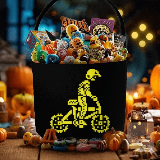 BMX Bike Bandits ZX Spectrum 8-bit Fabric Baskets