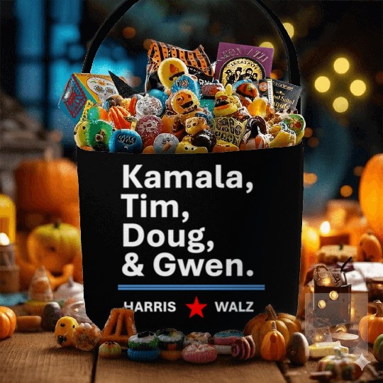 Harris & Walz | Kamala, Tim, Doug & Gwen Fabric Baskets