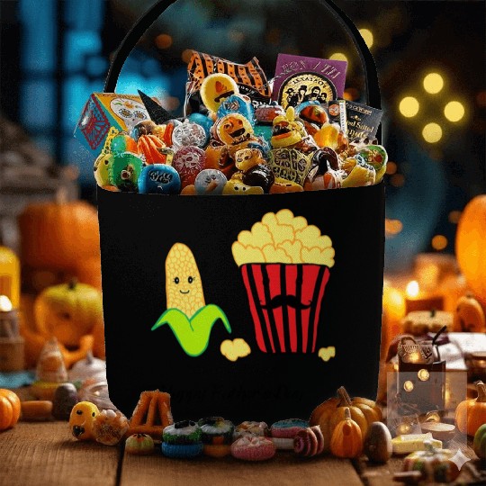 Baby Corn and Popcorn Happy Father’s Day Fabric Baskets