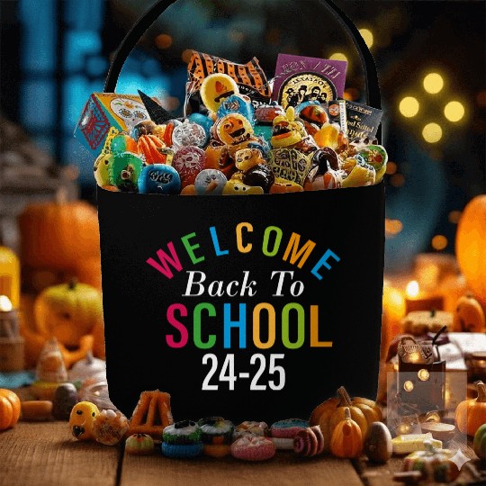 Welcome back to school Fabric Baskets