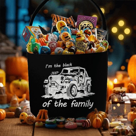 I'm the black jeep of the family Fabric Baskets