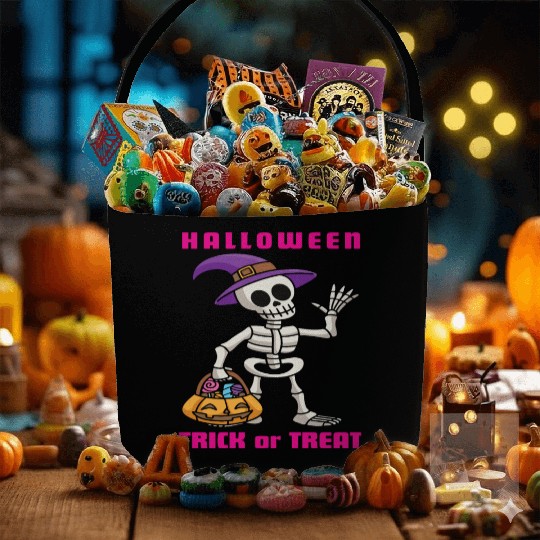 Halloween Trick or Treat - Fabric Baskets funny