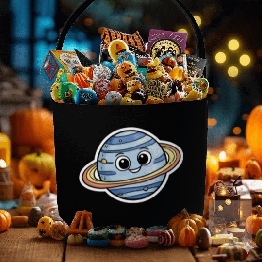 Explore the Cosmos with Our Quirky Planet Fabric Baskets