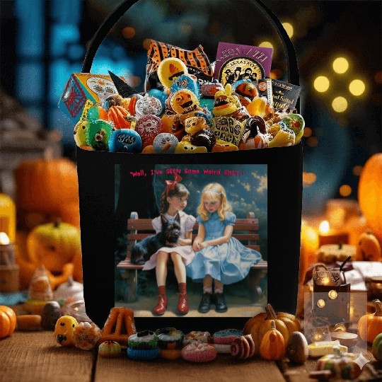 Dorothy and Alice hilarious Fabric Baskets