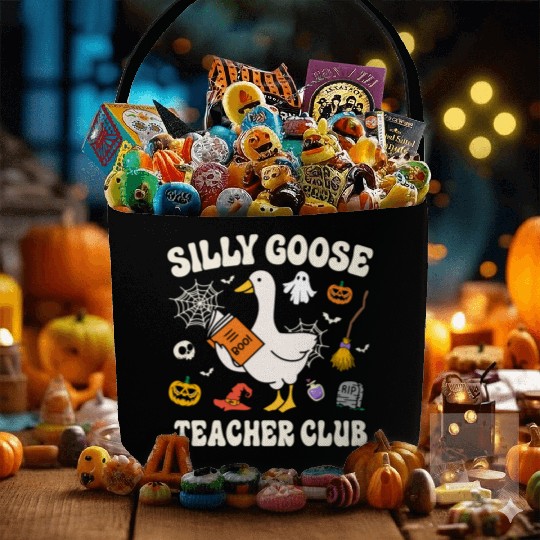 Silly Goose Teacher Club Fabric Baskets