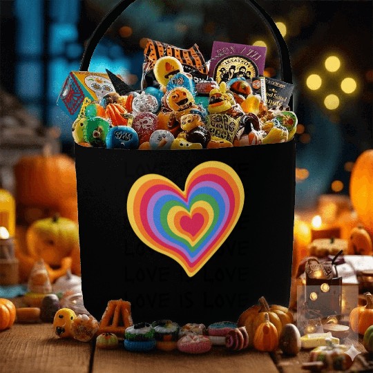 Love is Love Embrace Every Kind of Love Fabric Baskets