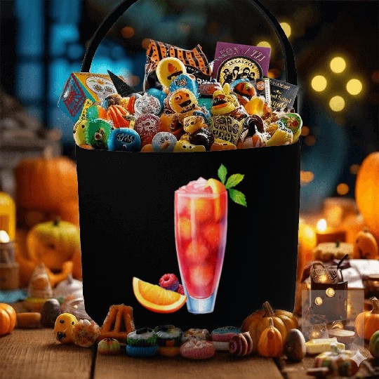 Berry Citrus Cocktail Fabric Baskets