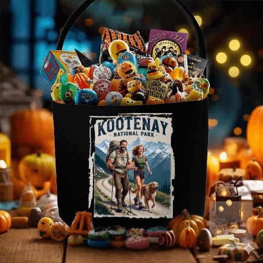 Kootenay National Park Adventure Nature Fabric Baskets