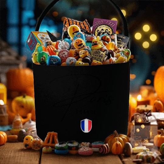 I love Paris, Paris France Fabric Baskets