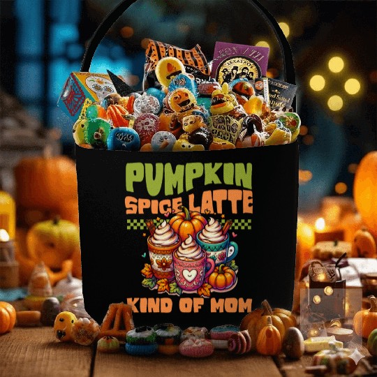 Pumpkin Spice Latte Kind Of Mom Fabric Baskets