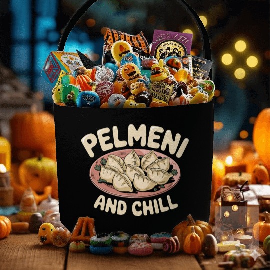 Pelmeni Dumpling Russian Comfort Food Fabric Baskets