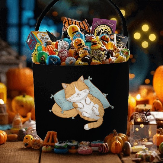 Cozy Cat Nap Fabric Baskets