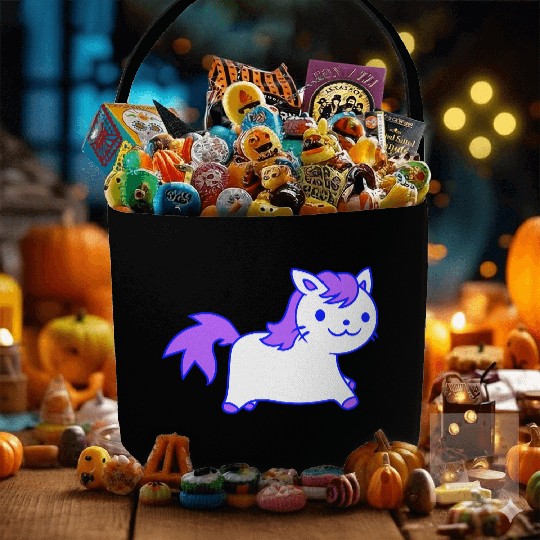 Little Pony Cat Face Little Small Horse Riding Fun Fabric Baskets