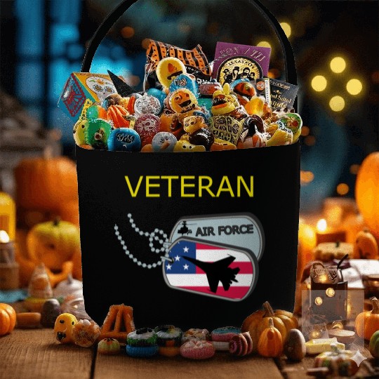 Veteran US Air Force Fabric Baskets