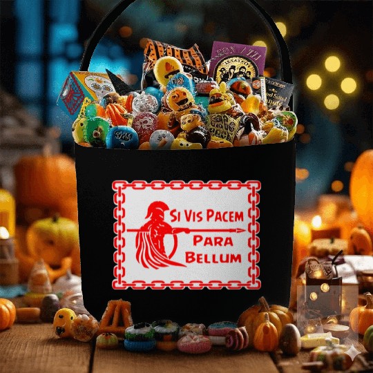 Spartan Si Vis Pacem Para Bellum LIKE US ON FB #U Fabric Baskets