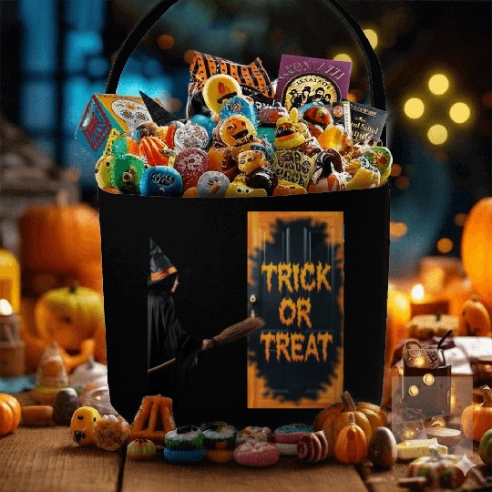 Witching Hour: Trick or Treat Fabric Baskets