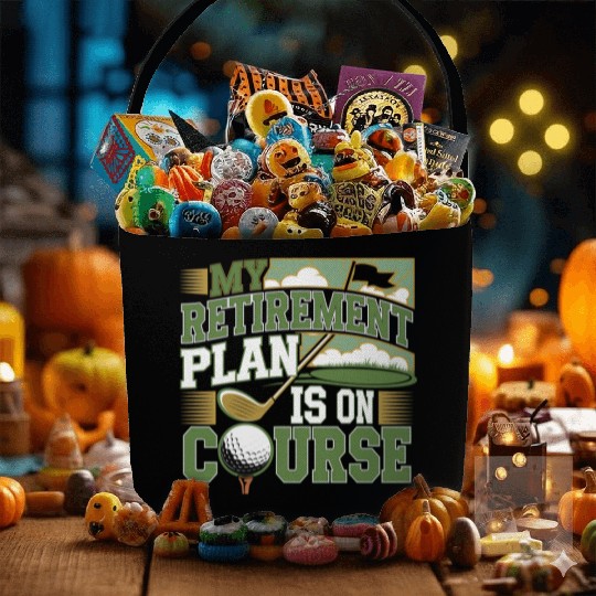 My Retirement Plan Is On Course 4 Fabric Baskets