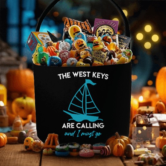 Key-West THE WEST KEYS ARE CALLING AND I MUST GO Fabric Baskets