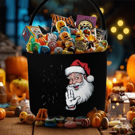 Santa Claus Christmas, Merry Christmas Fabric Baskets