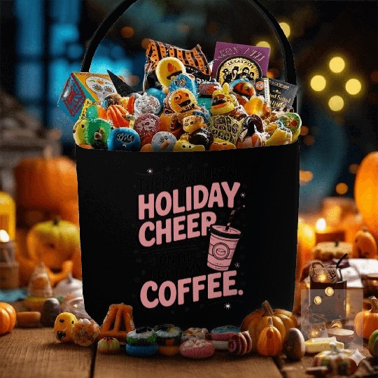 Hot Cocoa Christmas Fabric Baskets