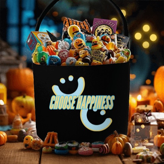 Choose Happiness | phozos Fabric Baskets