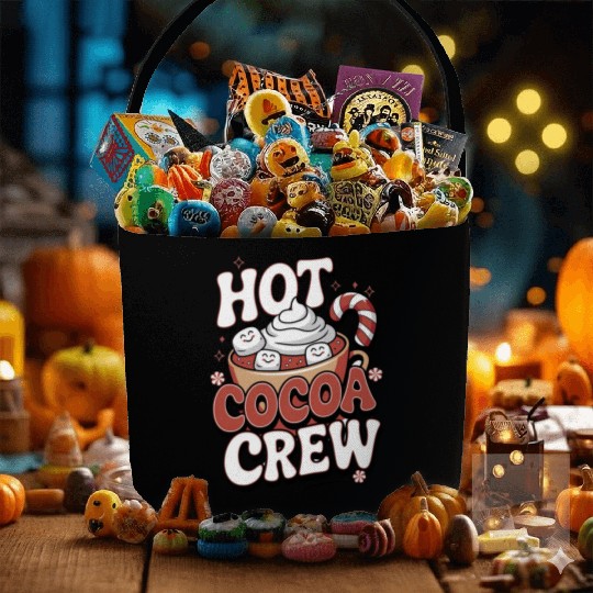 Hot Cocoa Crew Fabric Baskets