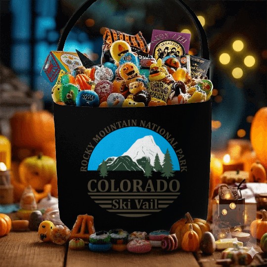 Vail Colorado ski resort Fabric Baskets