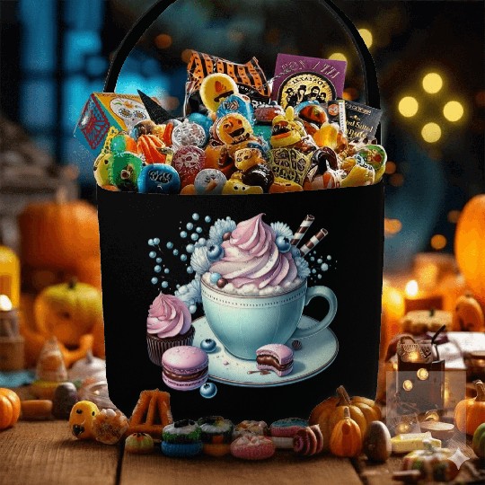 Christmas ice cream, Coquette Chistmas Fabric Baskets