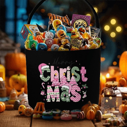 Merry Christmas, Cute Christmas Fabric Baskets