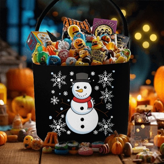 jellyfish crismas Fabric Baskets