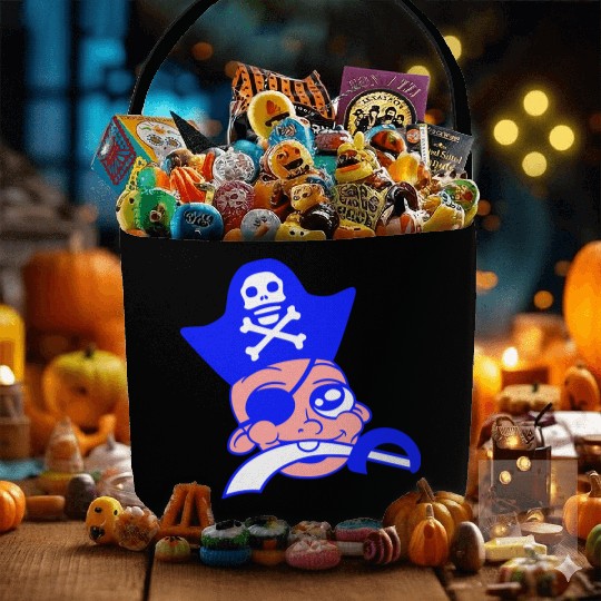 Funny Baby Pirate Head Cute Cool Cap Sabre Toddler Fabric Baskets